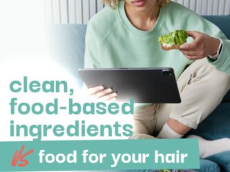 Clean, Food-Based Ingredients vs Food for your Hair: How diet and exercise affect your hair