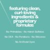 curly haircare featuring clean ingredients and proprietary formulas