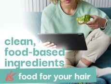 Clean, Food-Based Ingredients vs Food for your Hair: How diet and exercise affect your hair